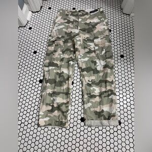 NWT blue notes denim Camouflage Cargo Pants size small